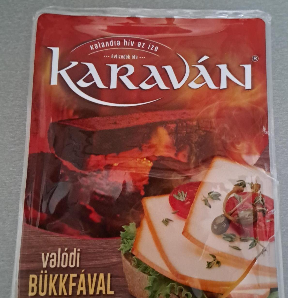 Képek - Karaván füstölt, szeletelt, zsíros, vágható ömlesztett sajt 125 g