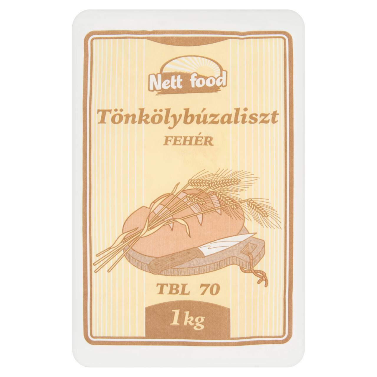 Képek - Nett Food fehér tönkölybúzaliszt TBL 70 1 kg