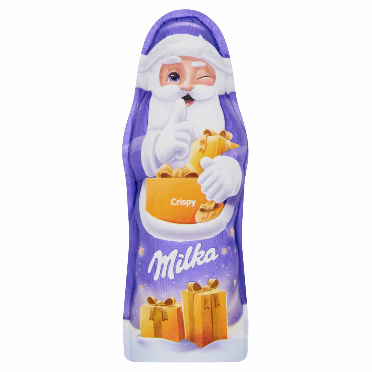 Képek - Milka Crispy alpesi tejcsokoládé ropogós rizspehely darabokkal 45 g