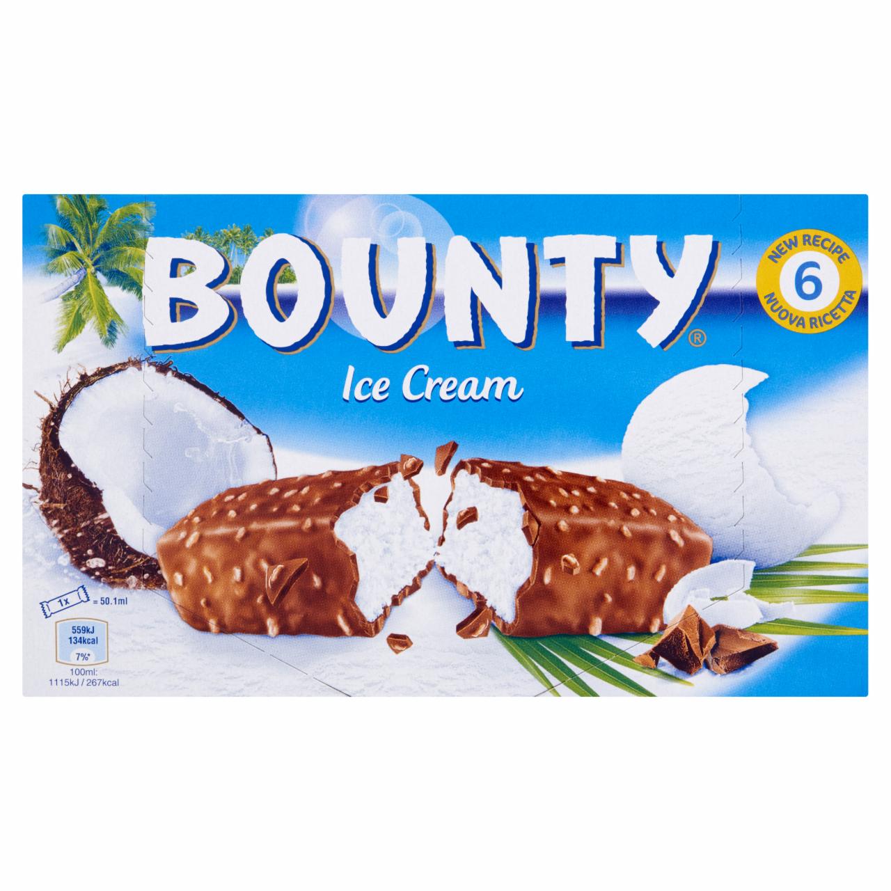 Képek - Bounty jégkrém 6-pack 234,6 g