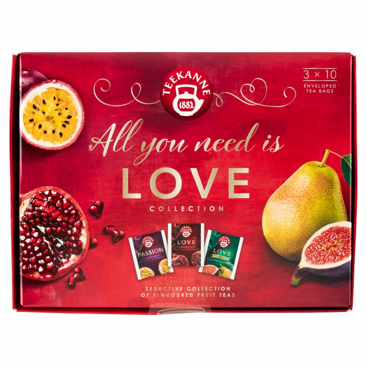 Képek - Teekanne All You Need Is Love ízesített gyümölcstea válogatás 30 filter 65 g