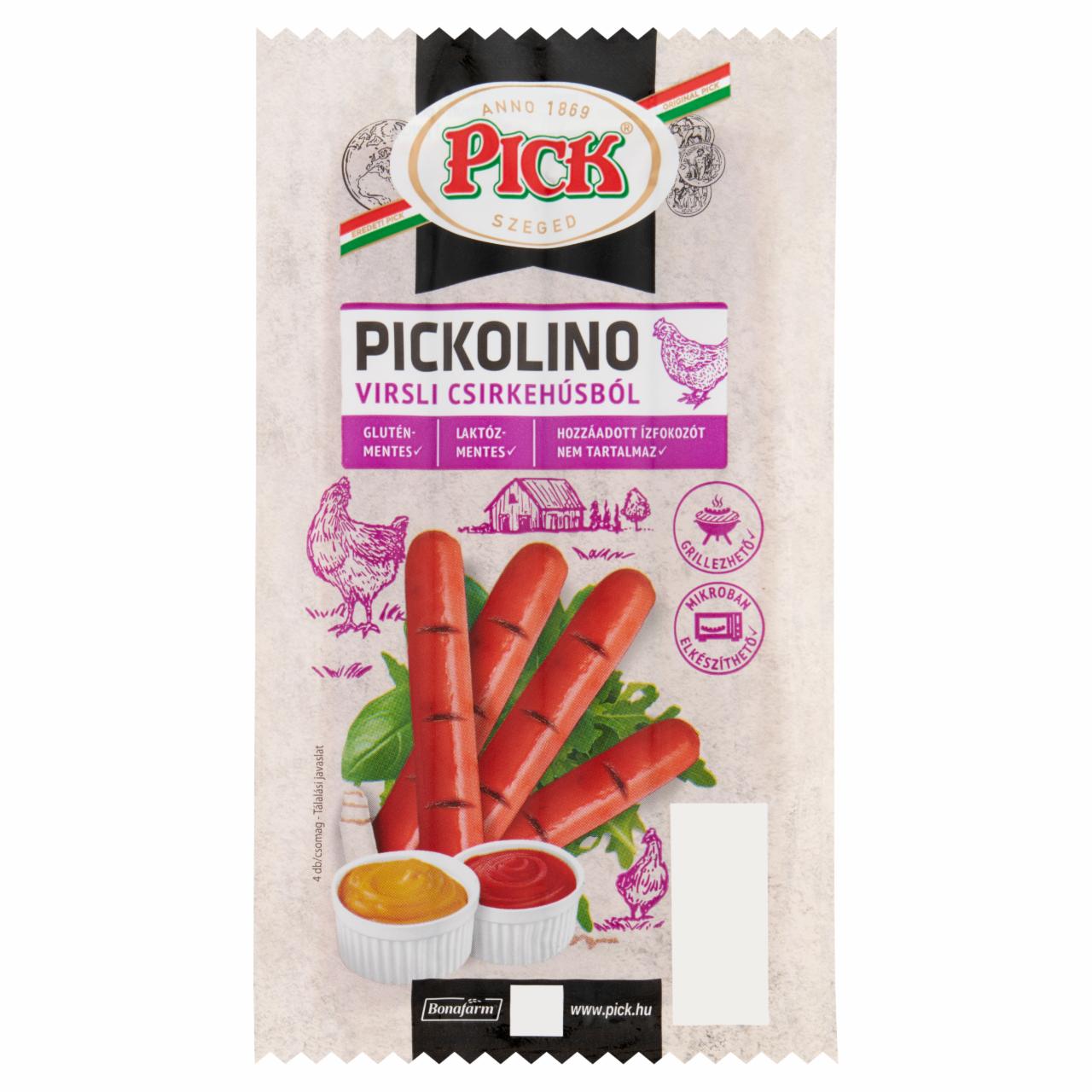 Képek - PICK Pickolino virsli csirkehúsból 140 g