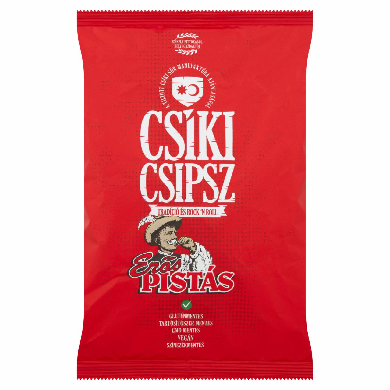 Képek - Csíki Csipsz Erős Pistás burgonyacsipsz 70 g