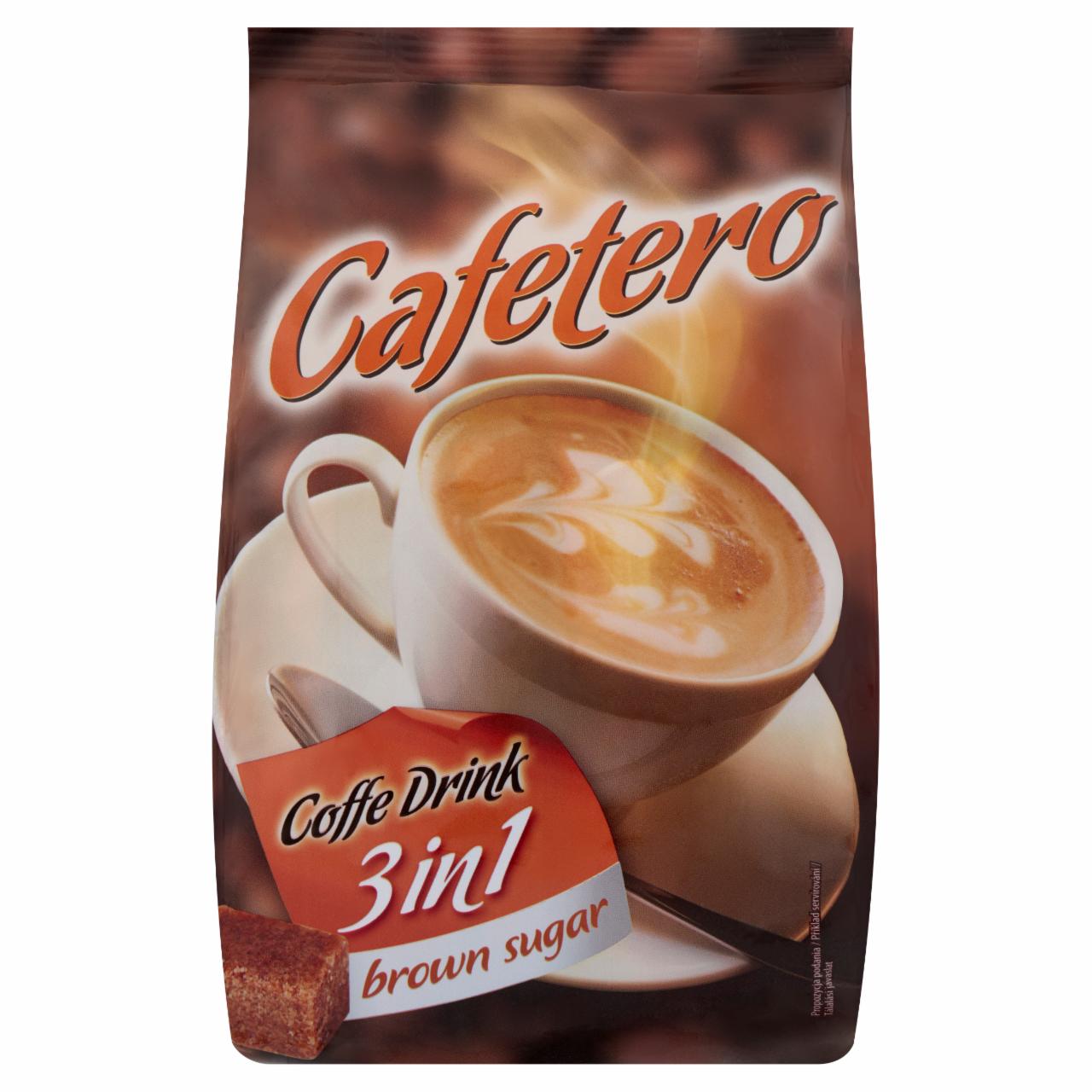 Képek - Cafetero 3in1 azonnal oldódó kávéspecialitás barna cukorral 10 x 18 g