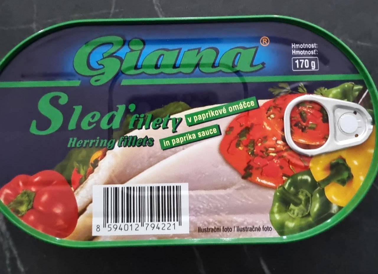 Képek - Sleď filety v paprikové omáčce Giana
