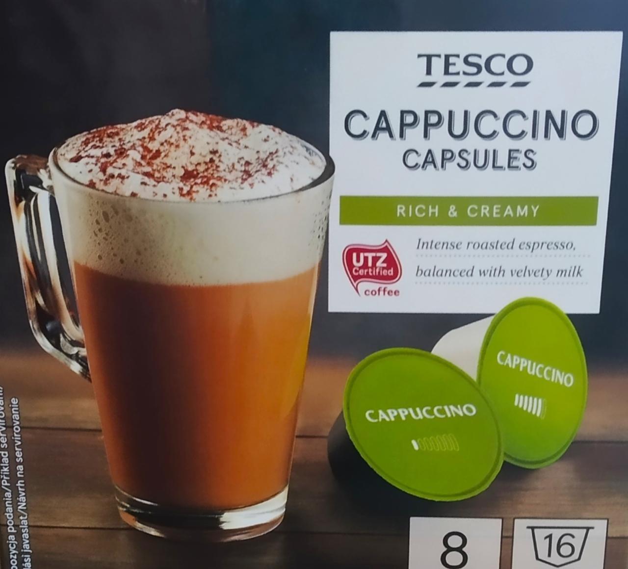 Képek - Cappuccino capsules Tesco