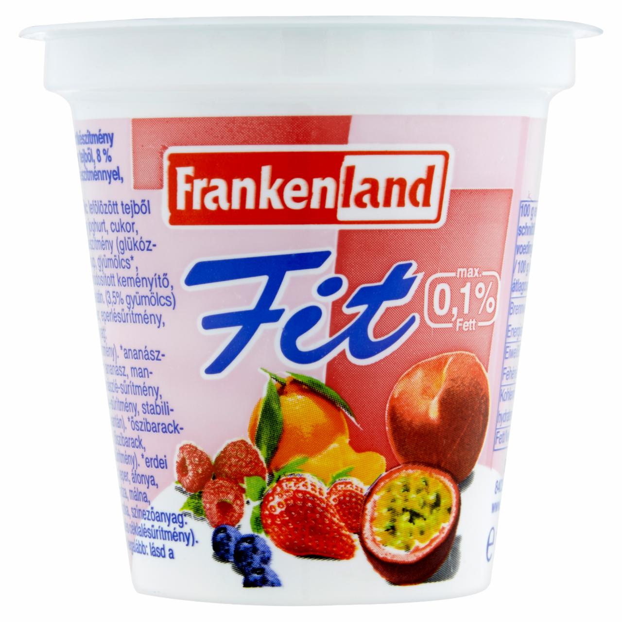 Képek - Frankenland Fit joghurt gyümölcskészítménnyel 125 g