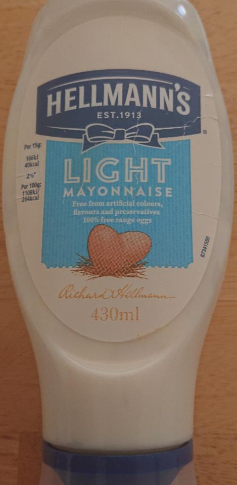 Képek - Light mayonnaise (light majonéz) Hellmann's