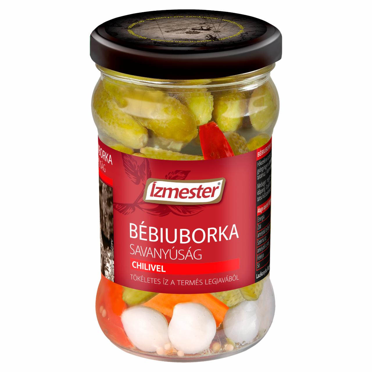 Képek - Ízmester bébiuborka savanyúság chilivel 300 g