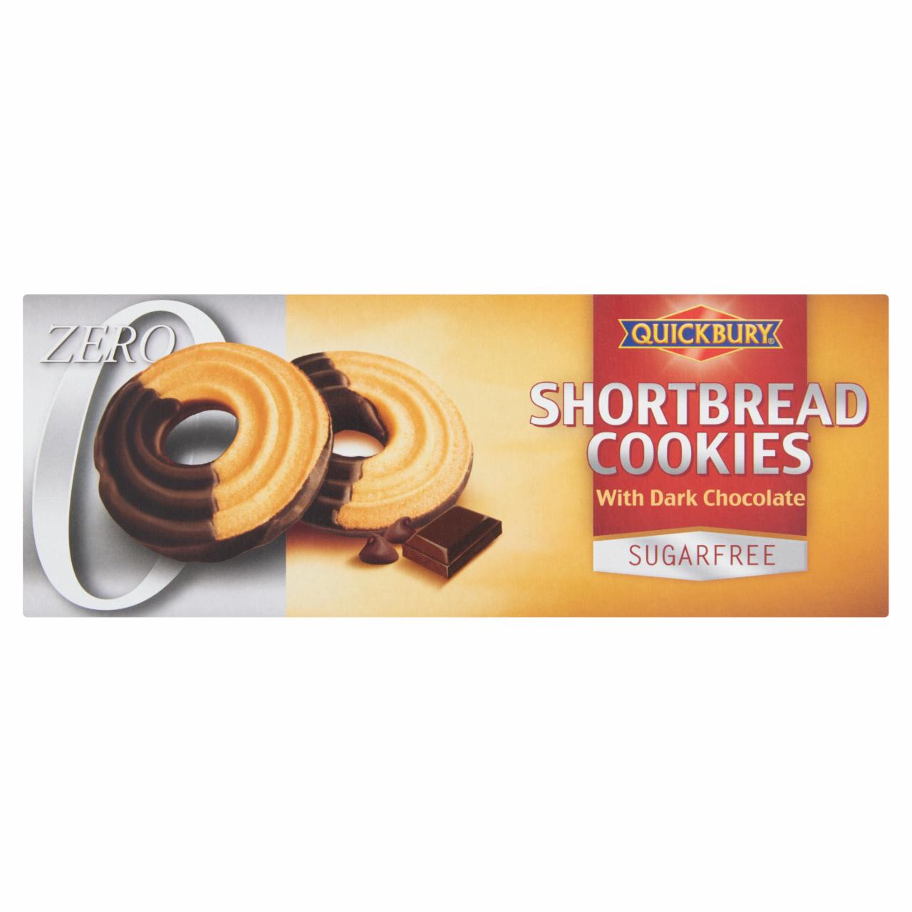 Képek - Quickbury Zero cukormentes sütemény csokoládé jellegű bevonattal 125 g