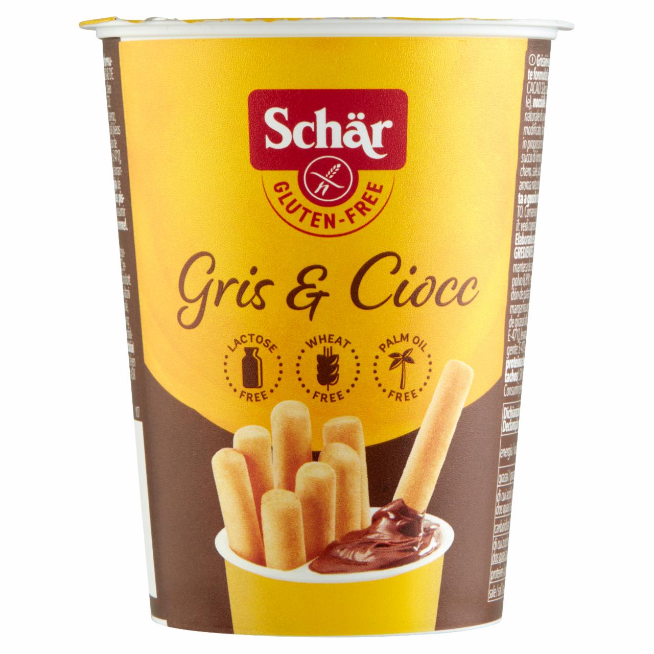 Képek - Schär gluténmentes grissini kakaókrémmel 52 g