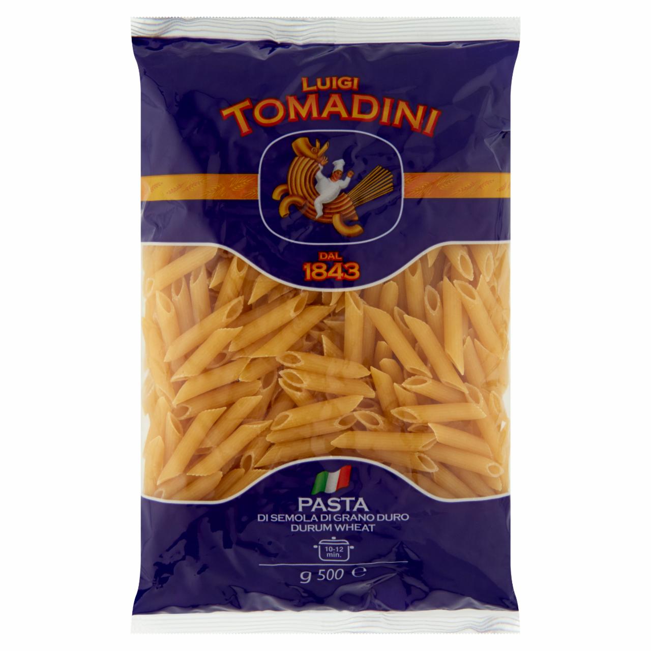 Képek - Luigi Tomadini Penne Rigate száraz tészta 500 g