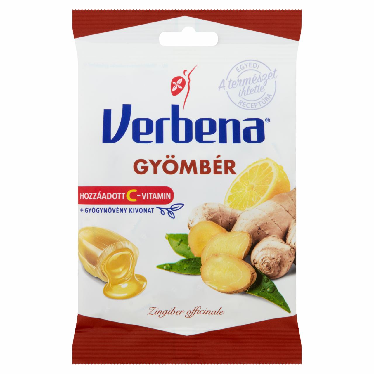 Képek - Verbena töltött keménycukorka gyömbérrel és C-vitaminnal 60 g