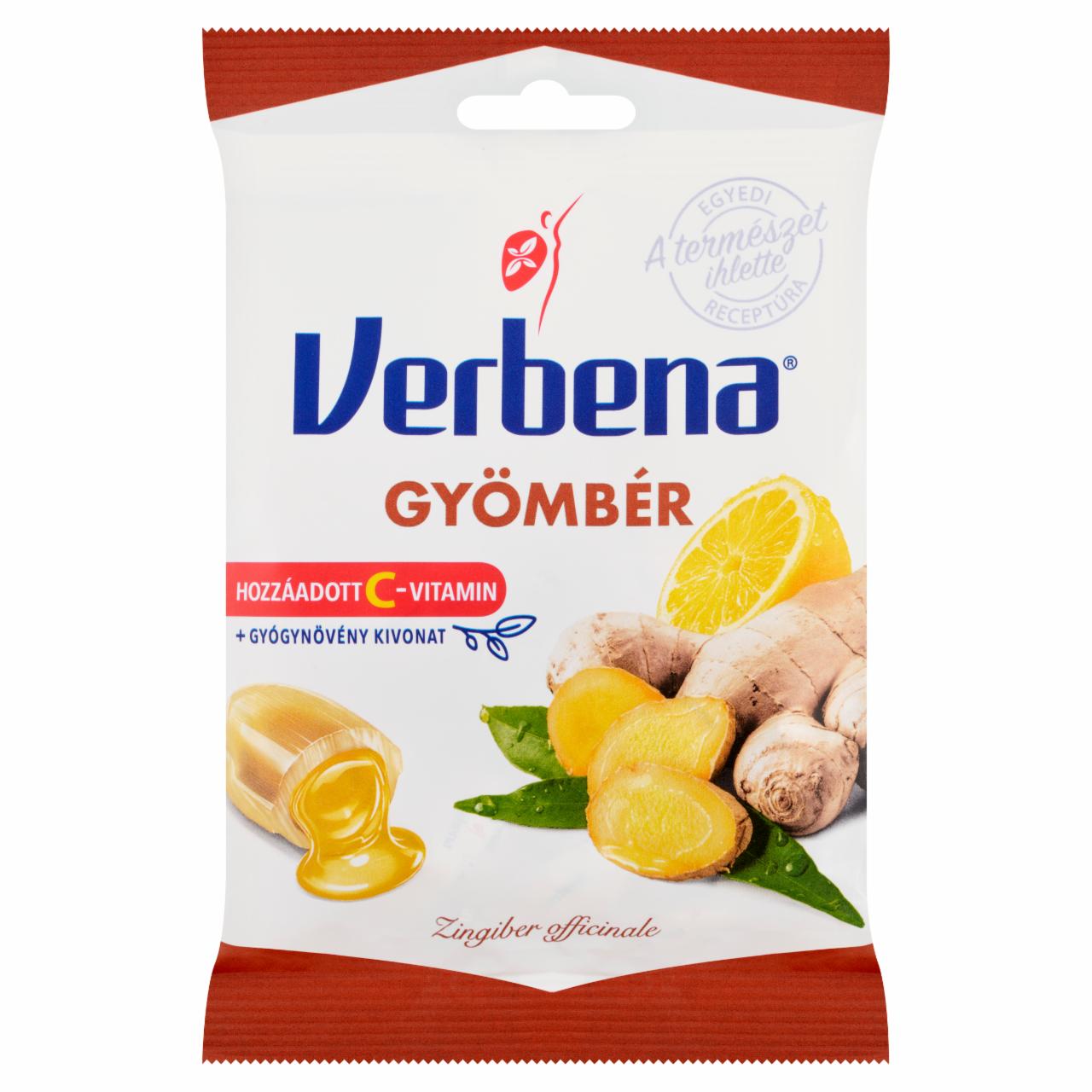 Képek - Verbena töltött keménycukorka gyömbérrel és C-vitaminnal 60 g