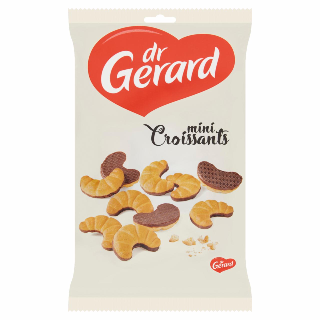 Képek - Dr Gerard Mini Croissants ropogós keksz kakaós mázzal 165 g