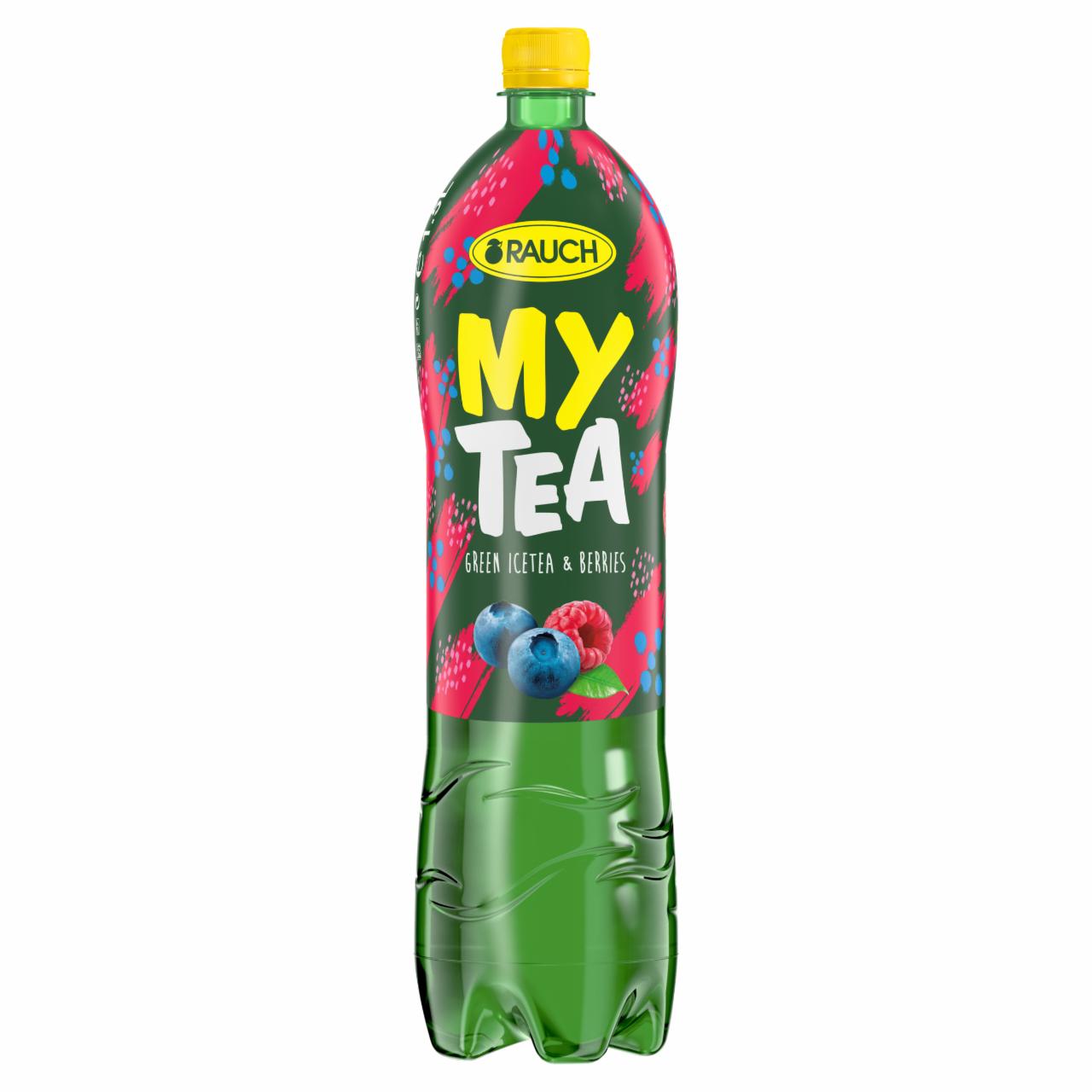 Képek - Rauch My Tea Ice Tea piros gyümölcs üdítőital zöld teából 1,5 l