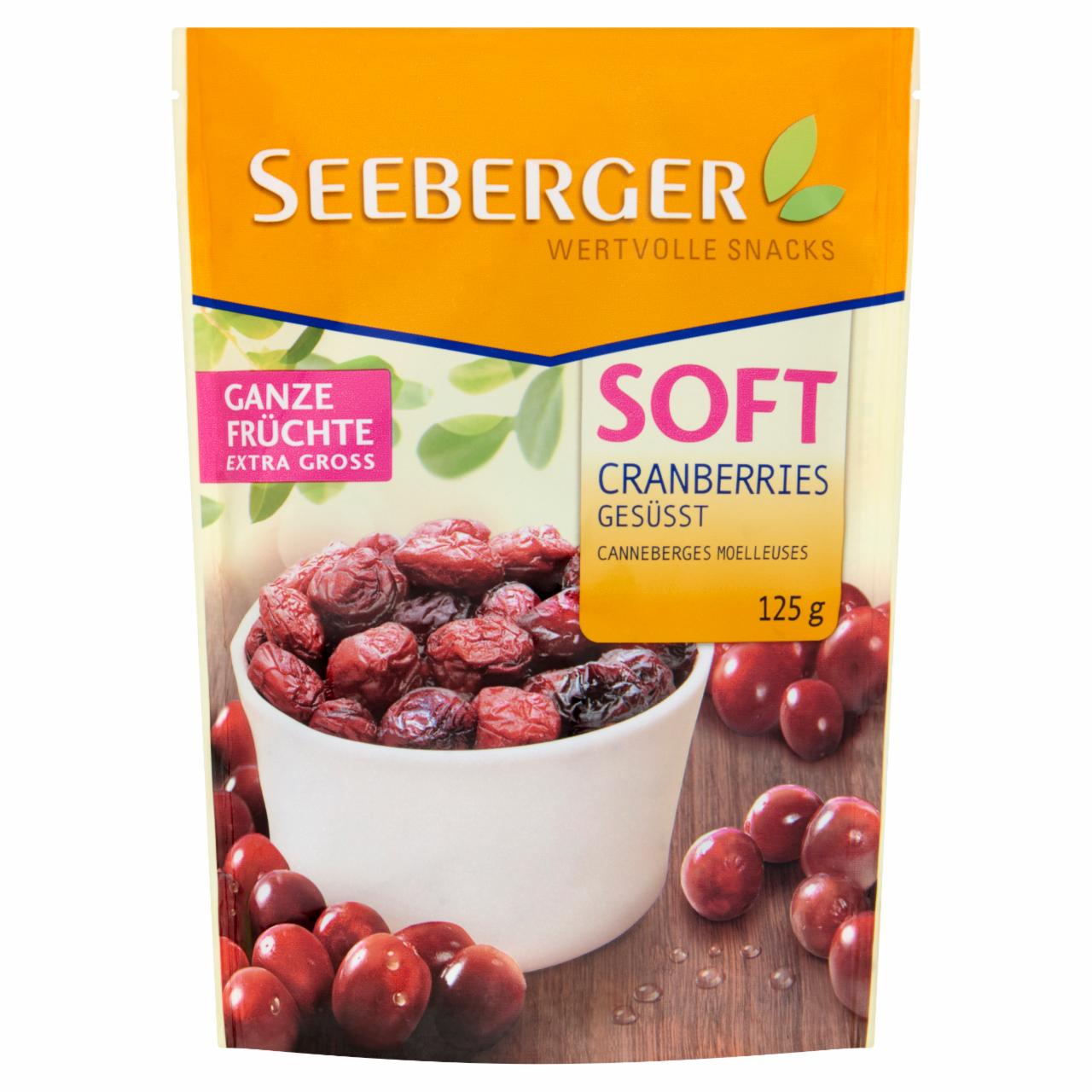 Képek - Seeberger cukrozott, puha aszalt áfonya 125 g