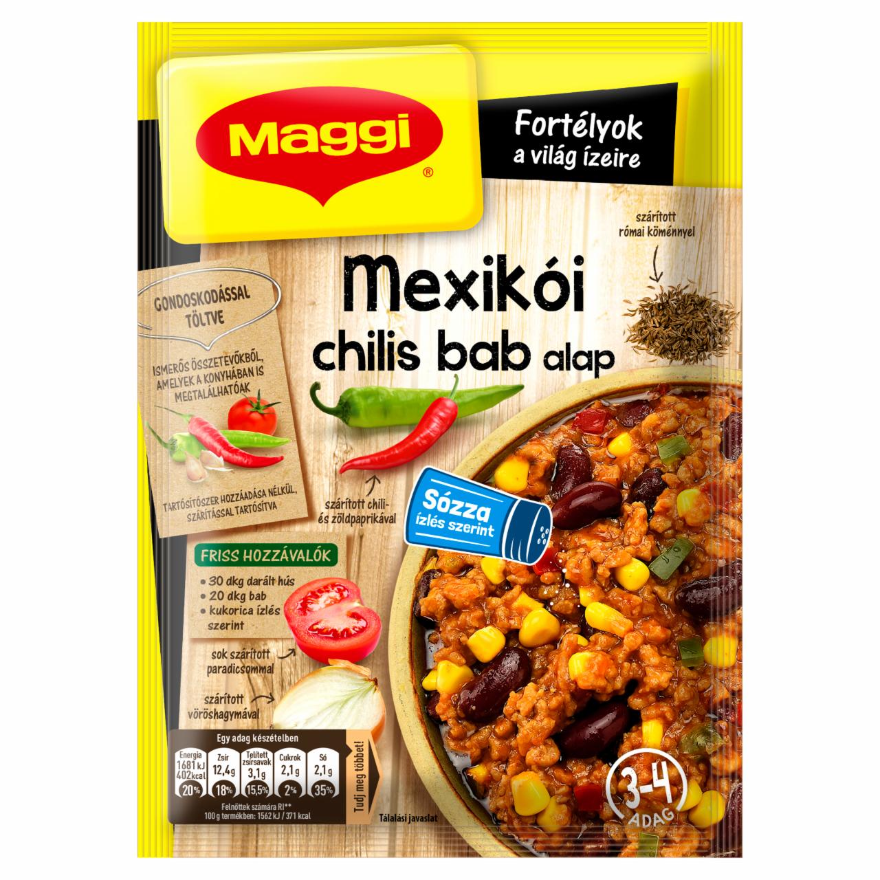 Képek - Maggi Fortélyok Mexikói chilis bab alap 45 g