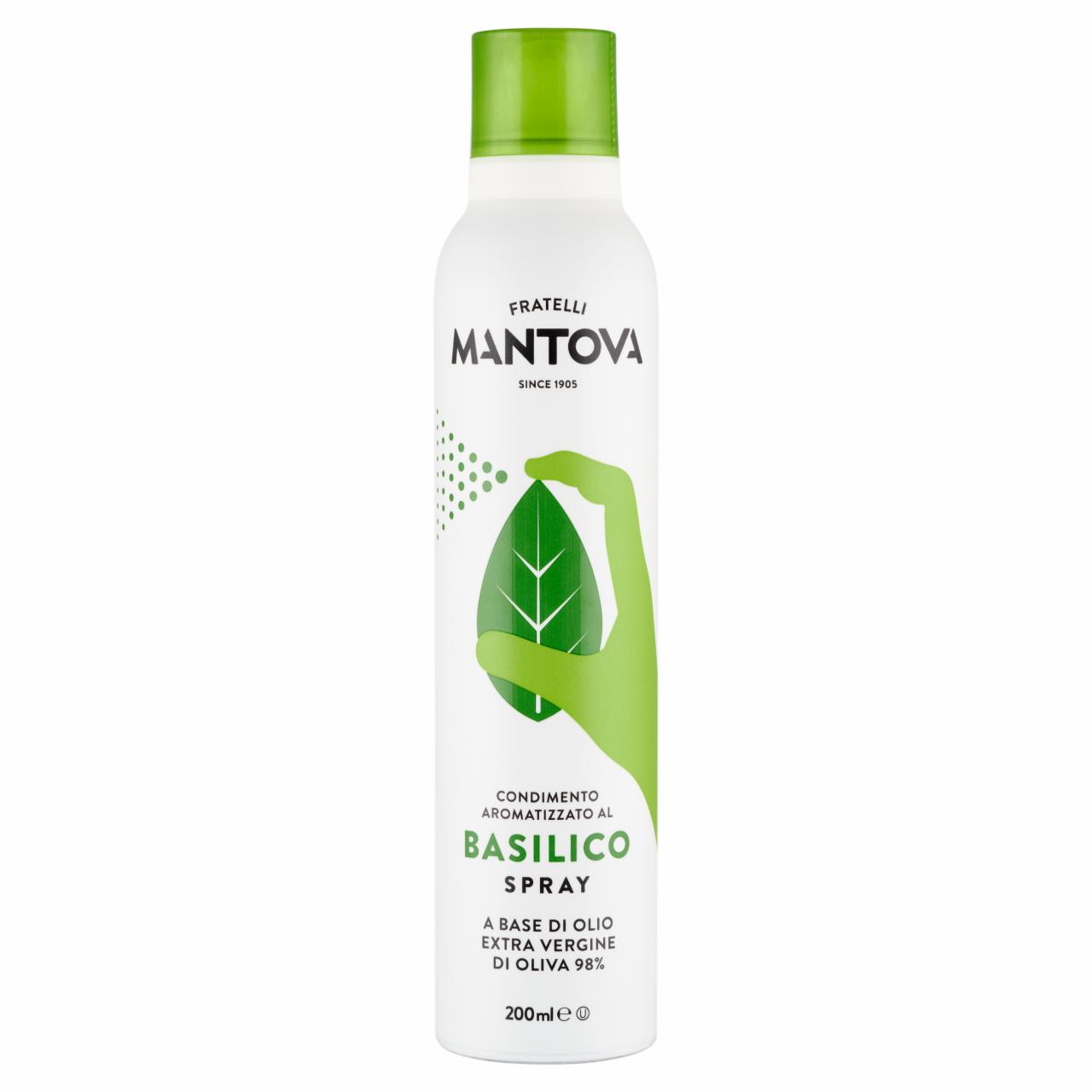 Képek - Mantova bazsalikomos extra szűz olíva olaj spray 200 ml