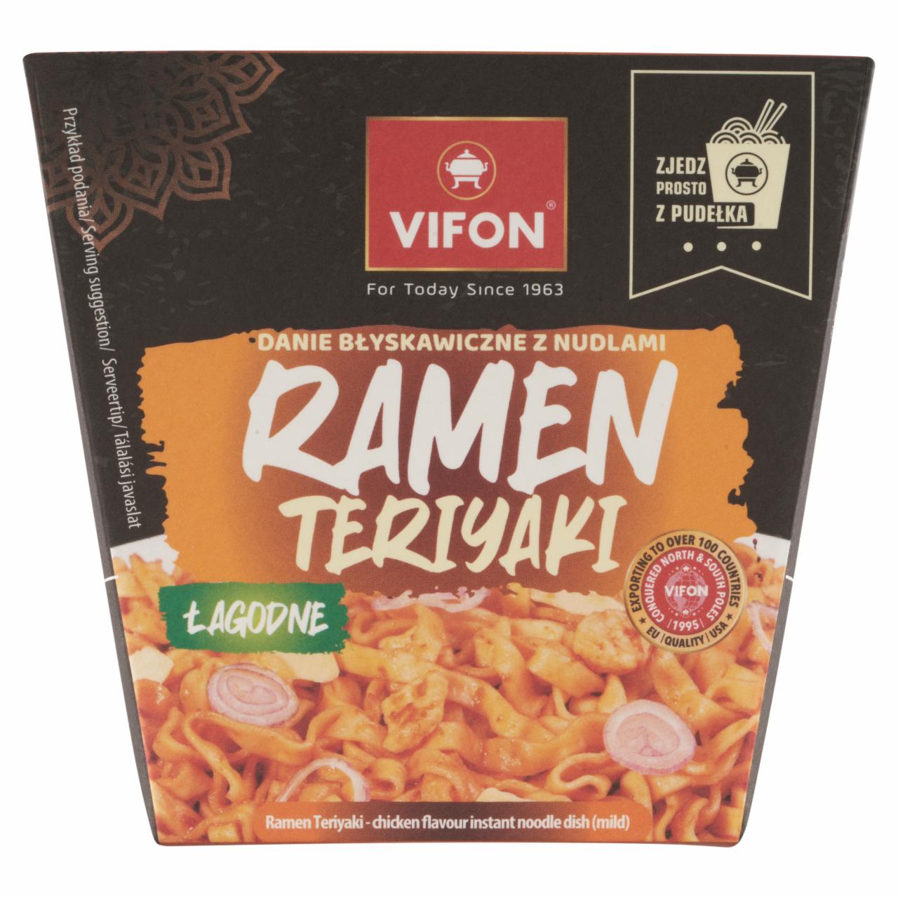 Képek - Vifon Ramen Teriyaki csirke ízesítésű gyorstészta 85 g