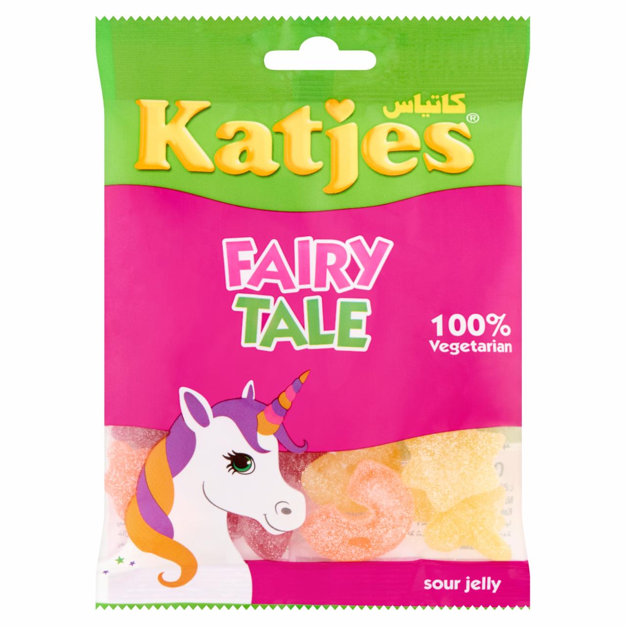 Képek - Katjes Fairy Tale gyümölcsízű savanyú gumicukorka 80 g