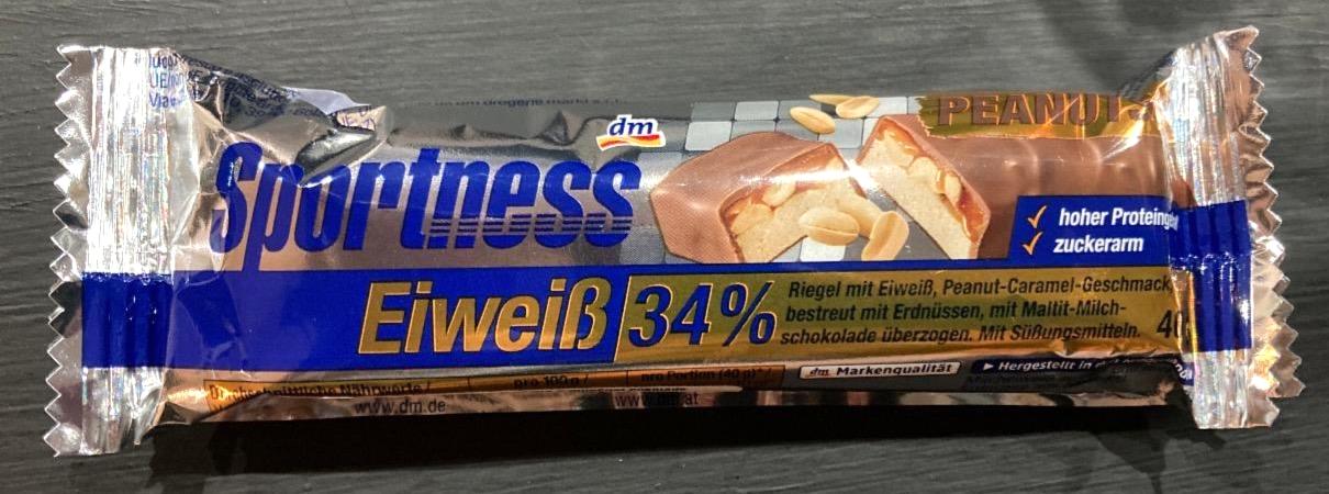 Képek - Protein szelet peanuts eiweis 34% Sportness