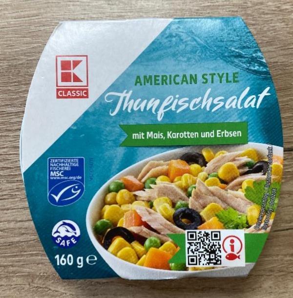 Képek - Thunfischsalat american style mit mais, karotten und erbsen K-Classic