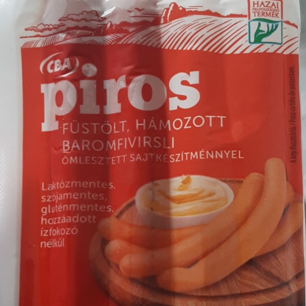 Képek - Füstölt hámozott baromfivirsli CA Piros