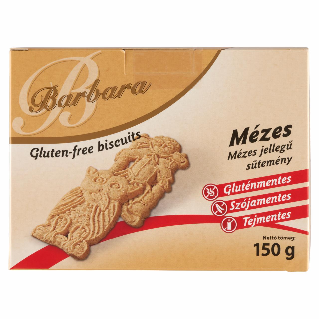 Képek - Barbara Mézes gluténmentes mézes jellegű sütemény 150 g