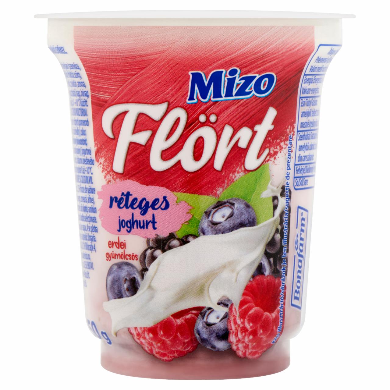 Képek - Mizo Flört erdei gyümölcsös réteges joghurt 150 g