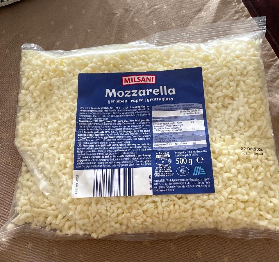 Képek - Reszelt mozzarella sajt Milsani