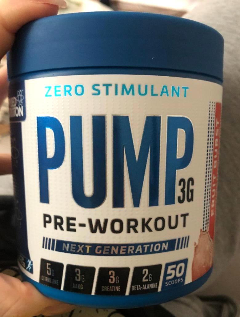 Képek - PUMP pre-workout Fruit burst Applied Nutrition