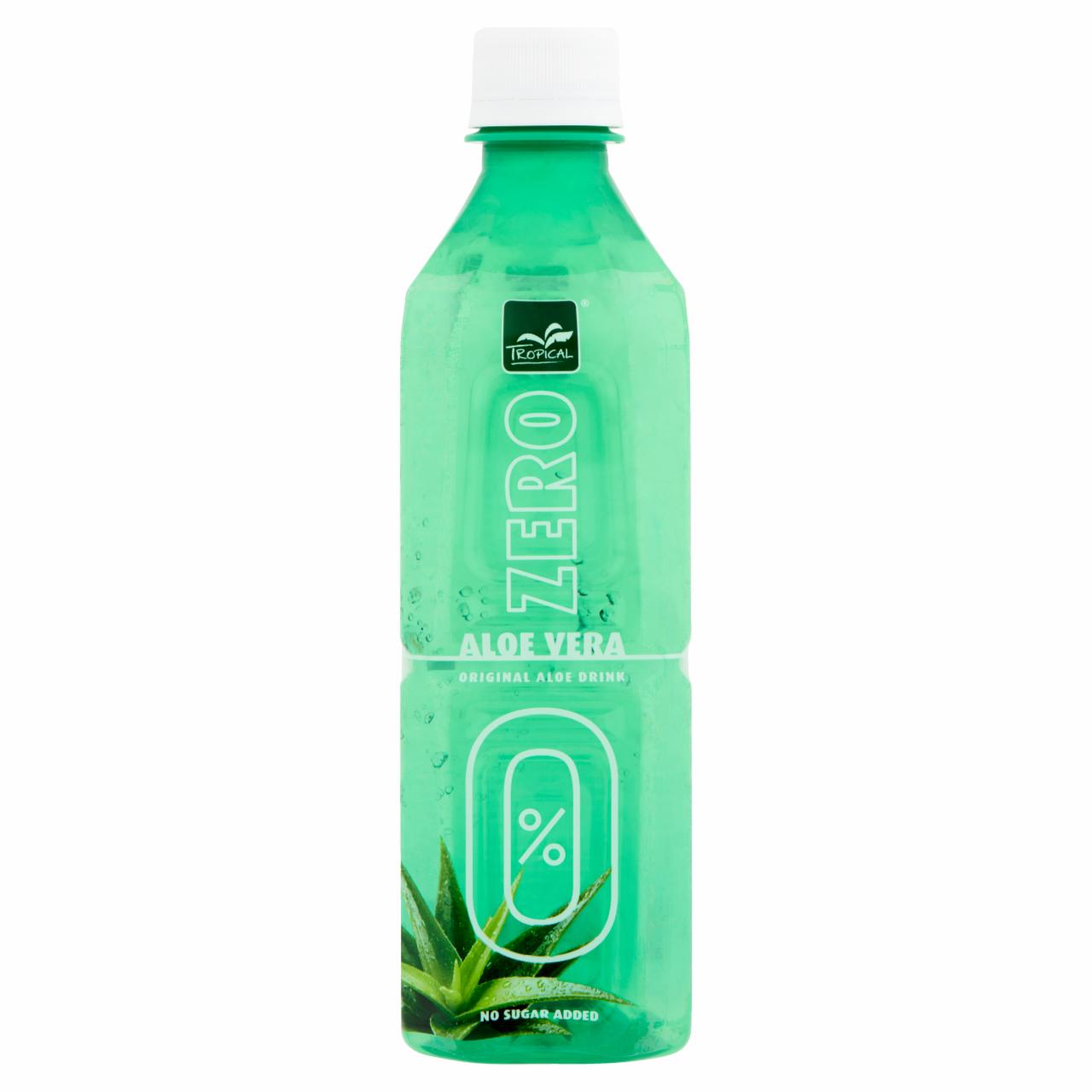 Képek - Tropical szénsavmentes, natúr aloe verás üdítőital édesítőszerrel 500 ml