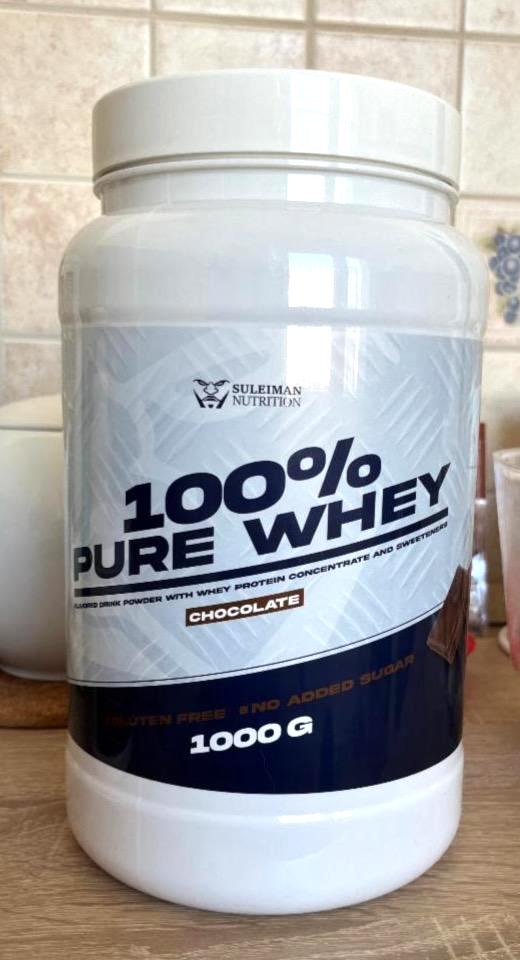 Képek - 100% Pure Whey Chocolate Suleiman Nutrition
