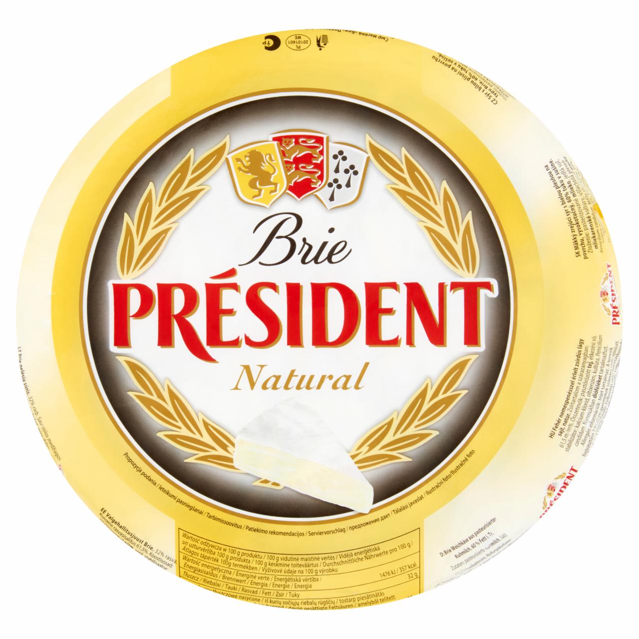 Képek - Président Brie natúr lágy sajt