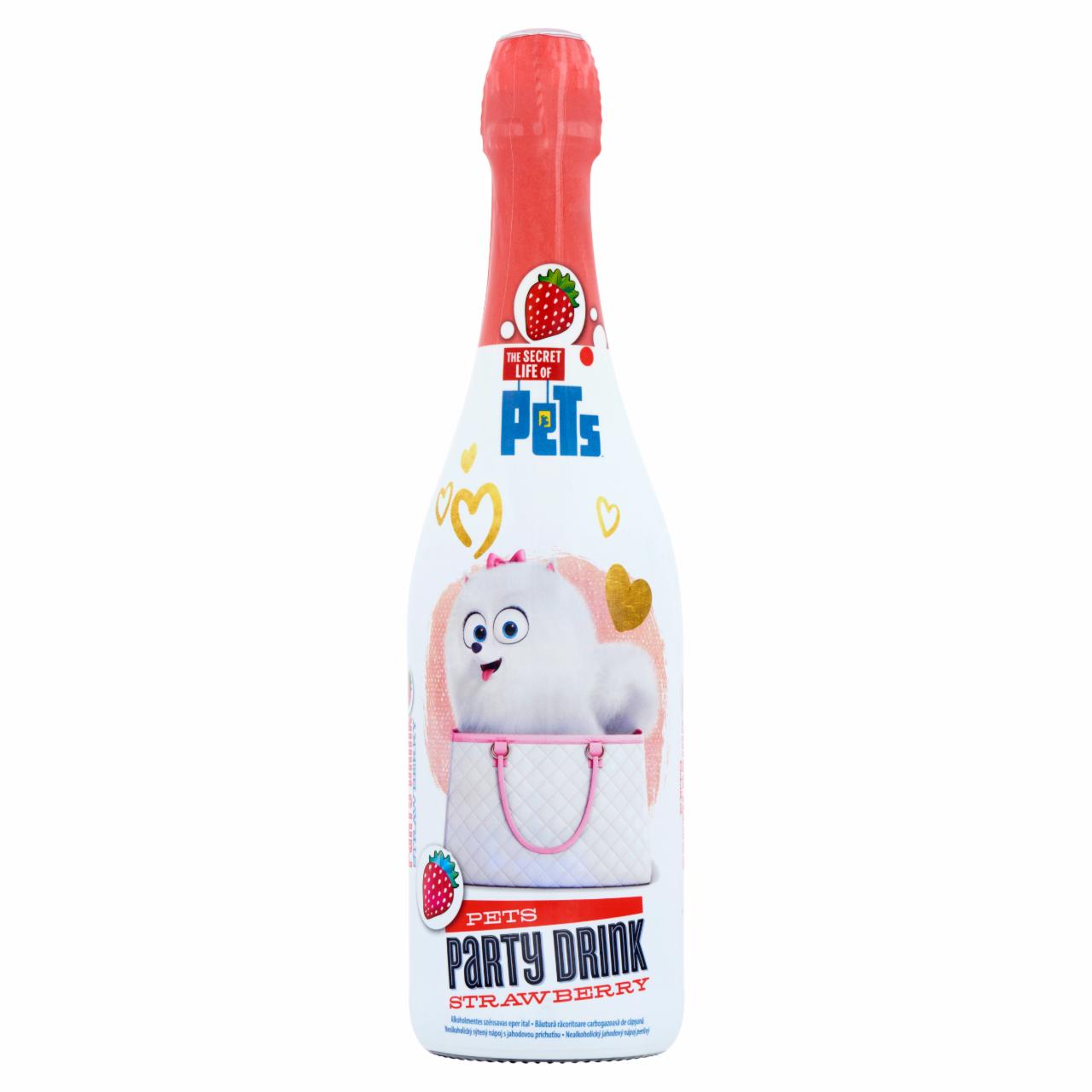 Képek - The Secret Life of Pets Party Drink alkoholmentes szénsavas eper ital 750 ml