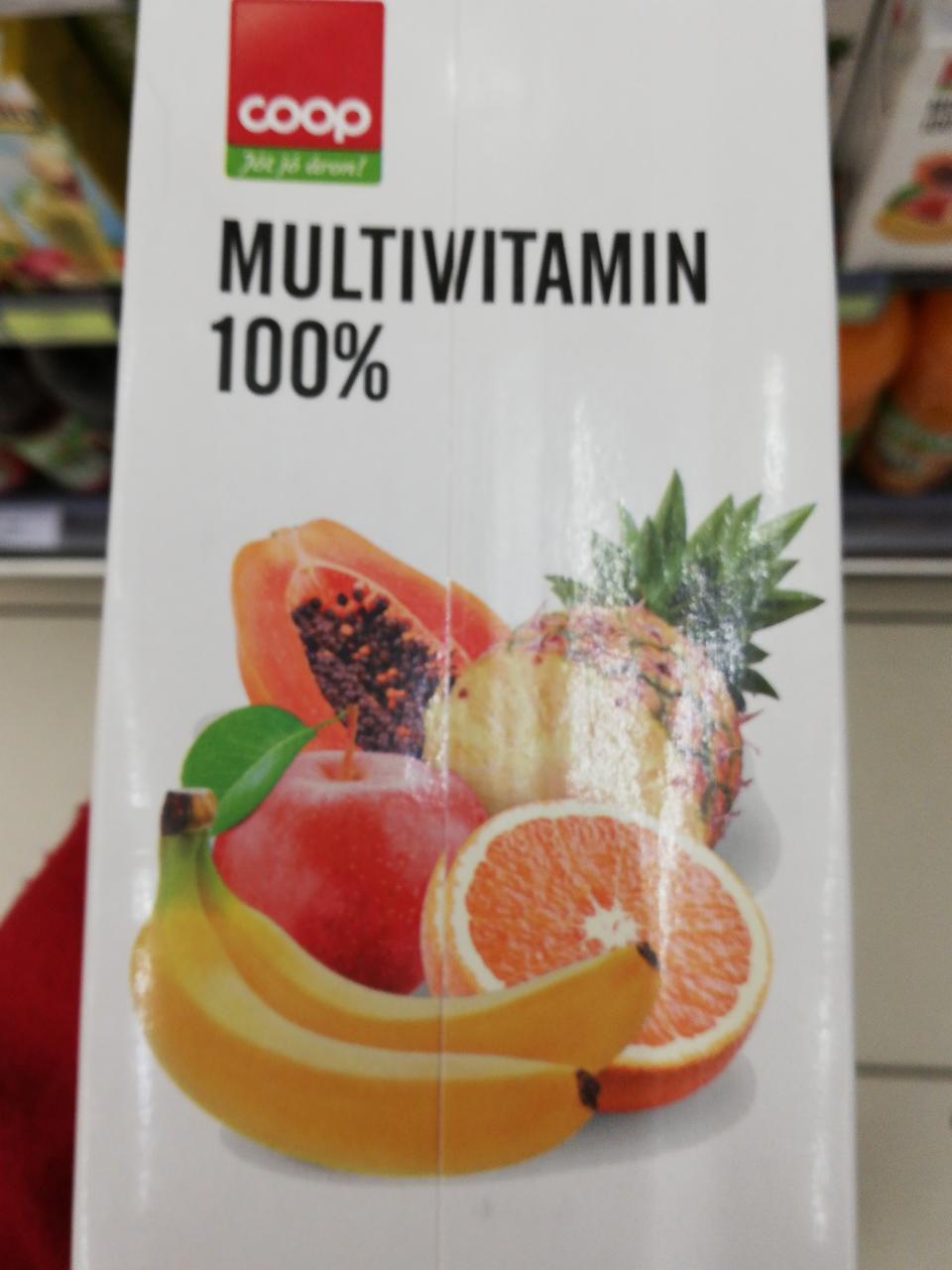 Képek - Multivitamin 100% vegyes gyümölcslé Coop