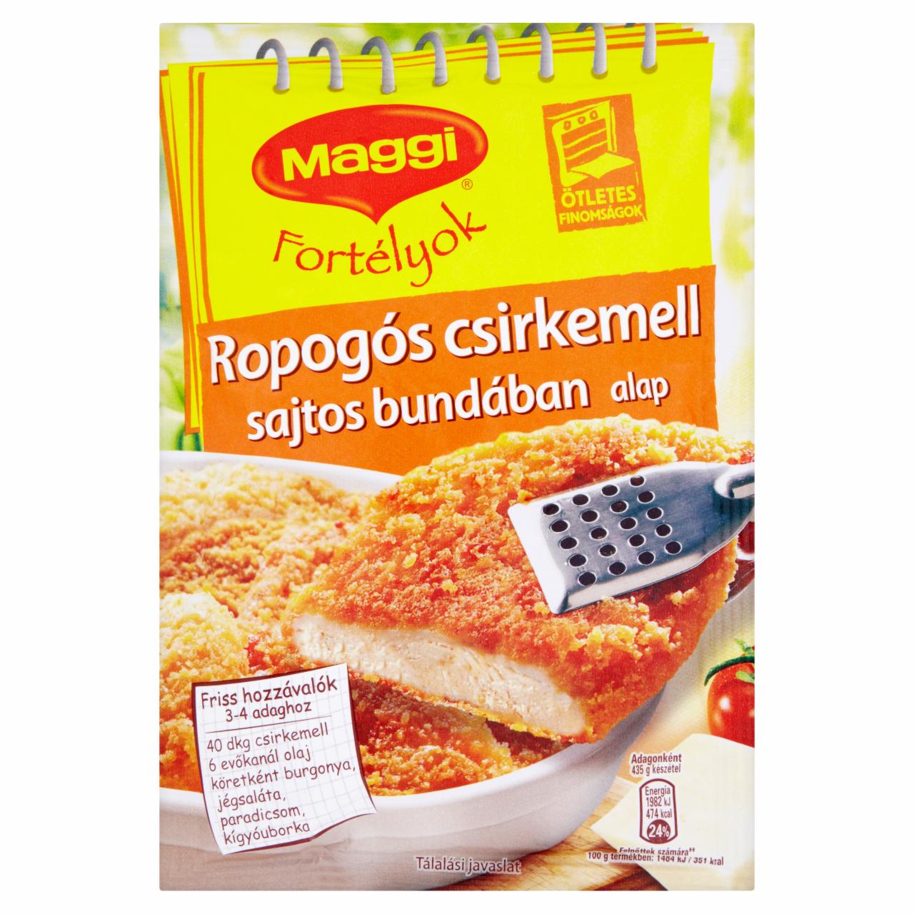 Képek - Maggi Fortélyok ropogós csirkemell sajtos bundában alap 80 g