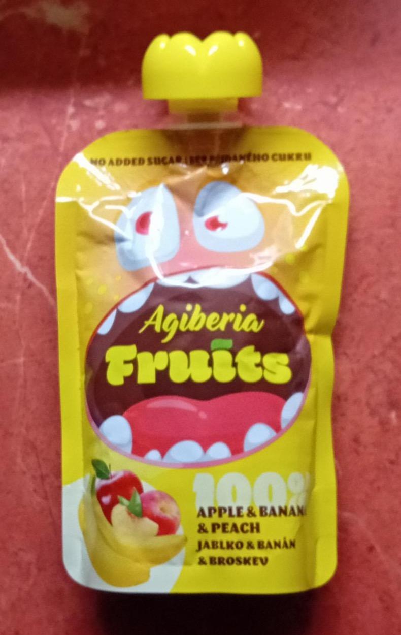 Képek - Fruits apple & banana & peach Agiberia