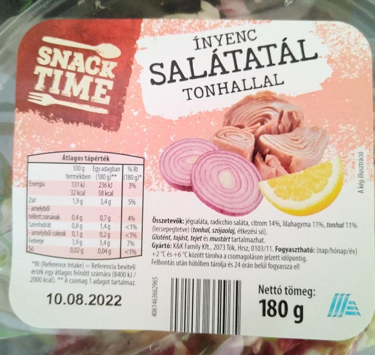Képek - Ínyenc salátatál tonhallal Snack time