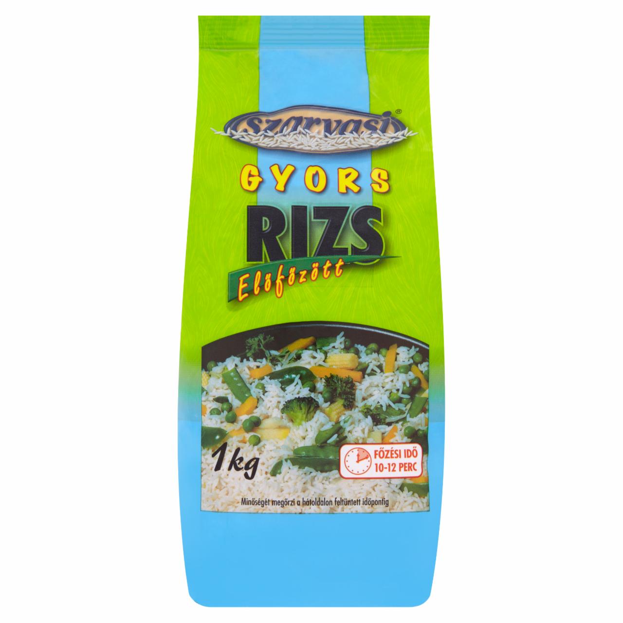 Képek - Szarvasi előfőzött gyors rizs 1 kg