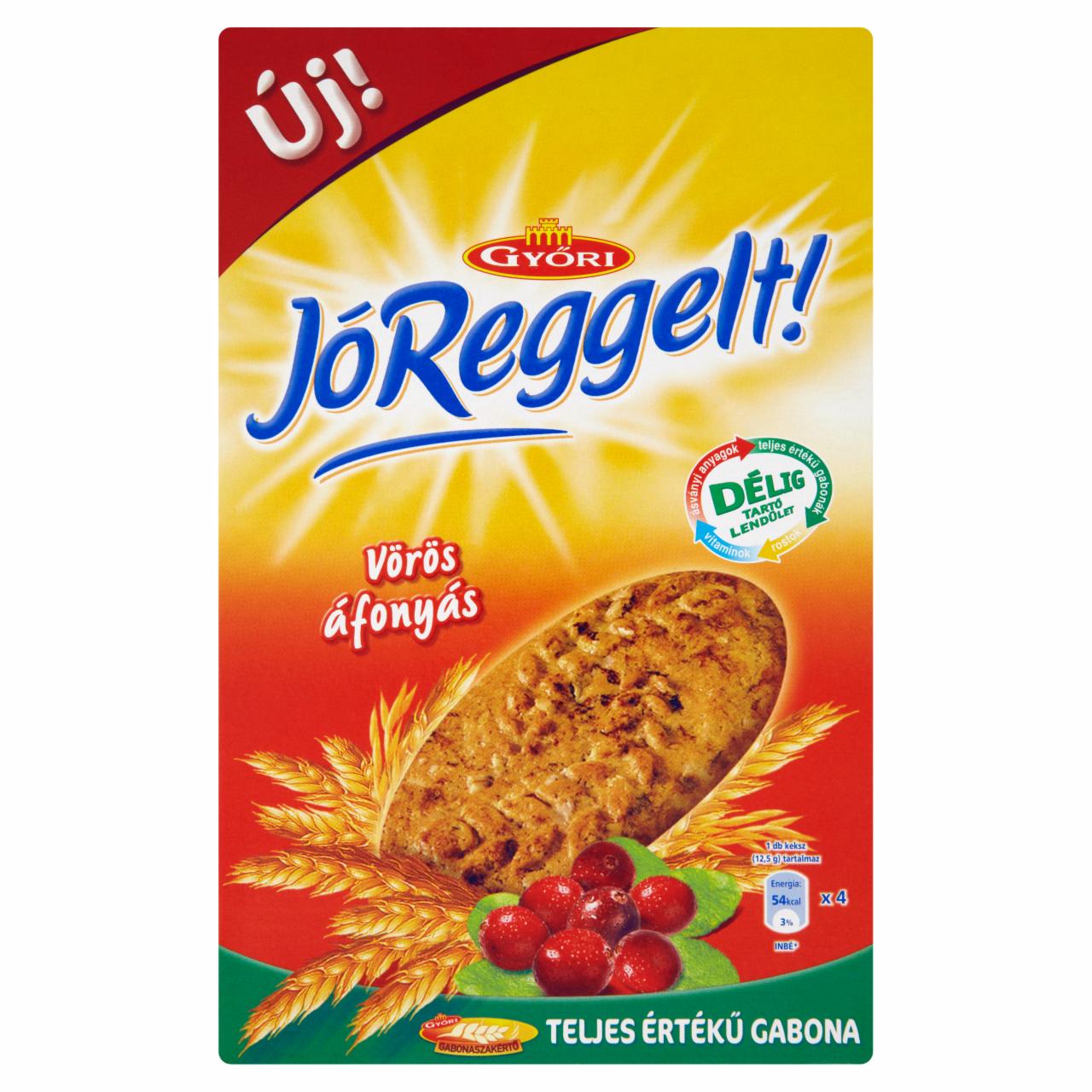 Képek - Győri JóReggelt! vörösáfonyás keksz 8 x 50 g