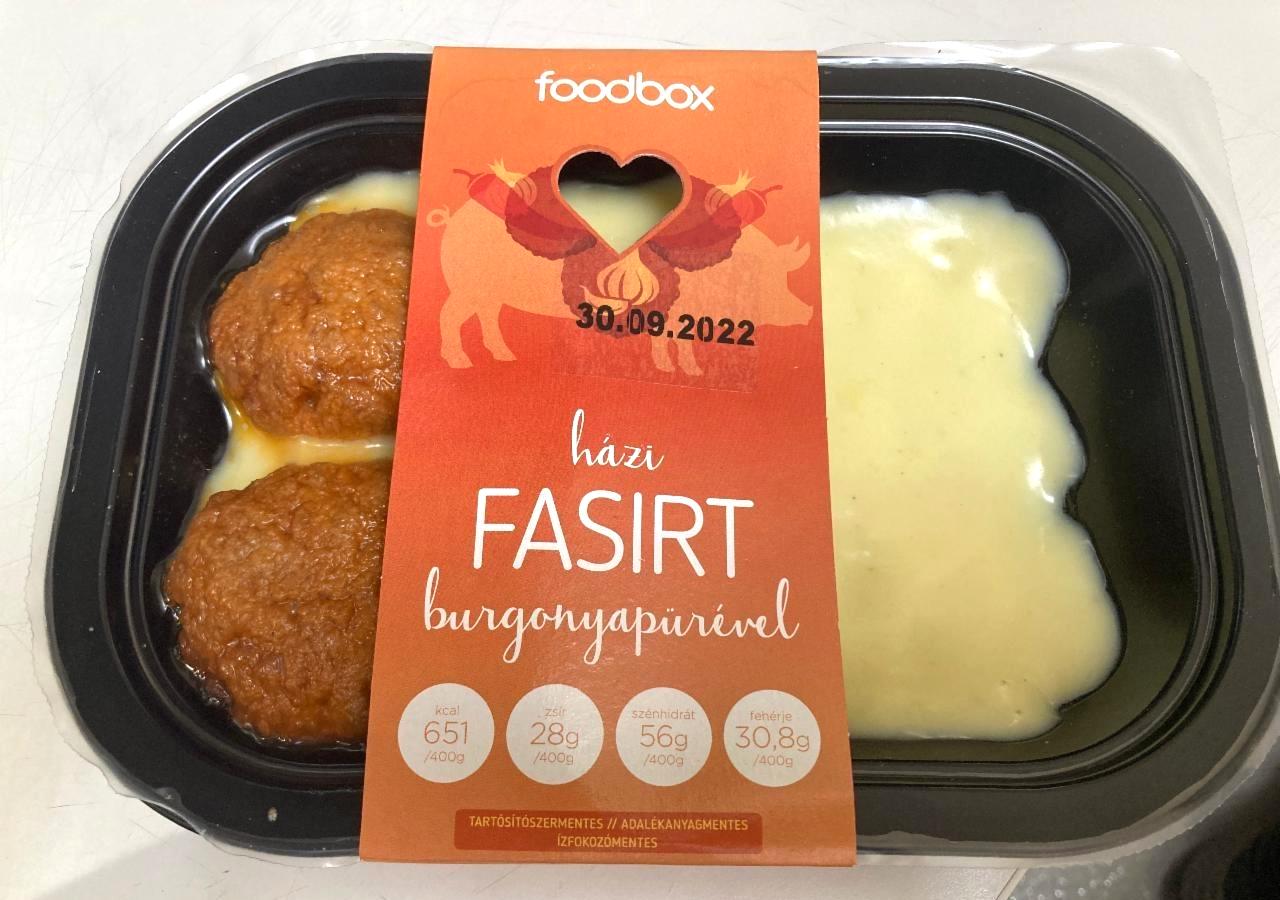 Képek - Házi fasírt burgonyapürével Foodbox