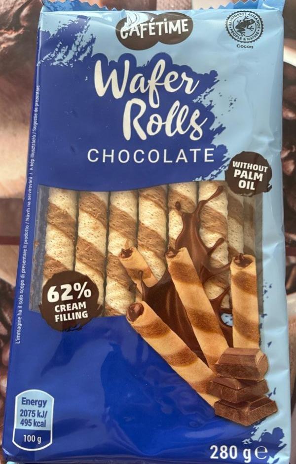 Képek - Wafer rolls chocolate Cafétime