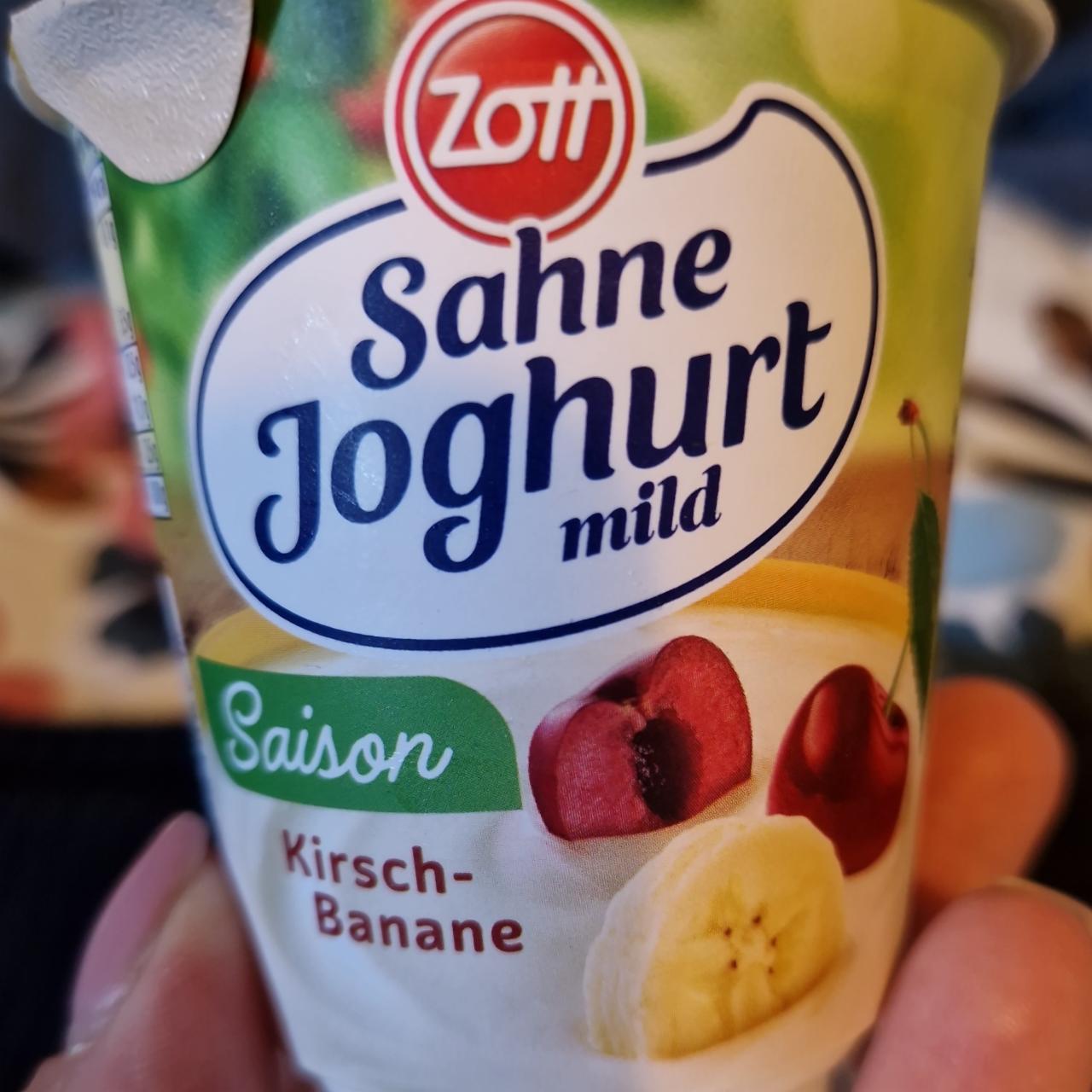 Képek - Sahne joghurt mild Kirsch-banane Zott