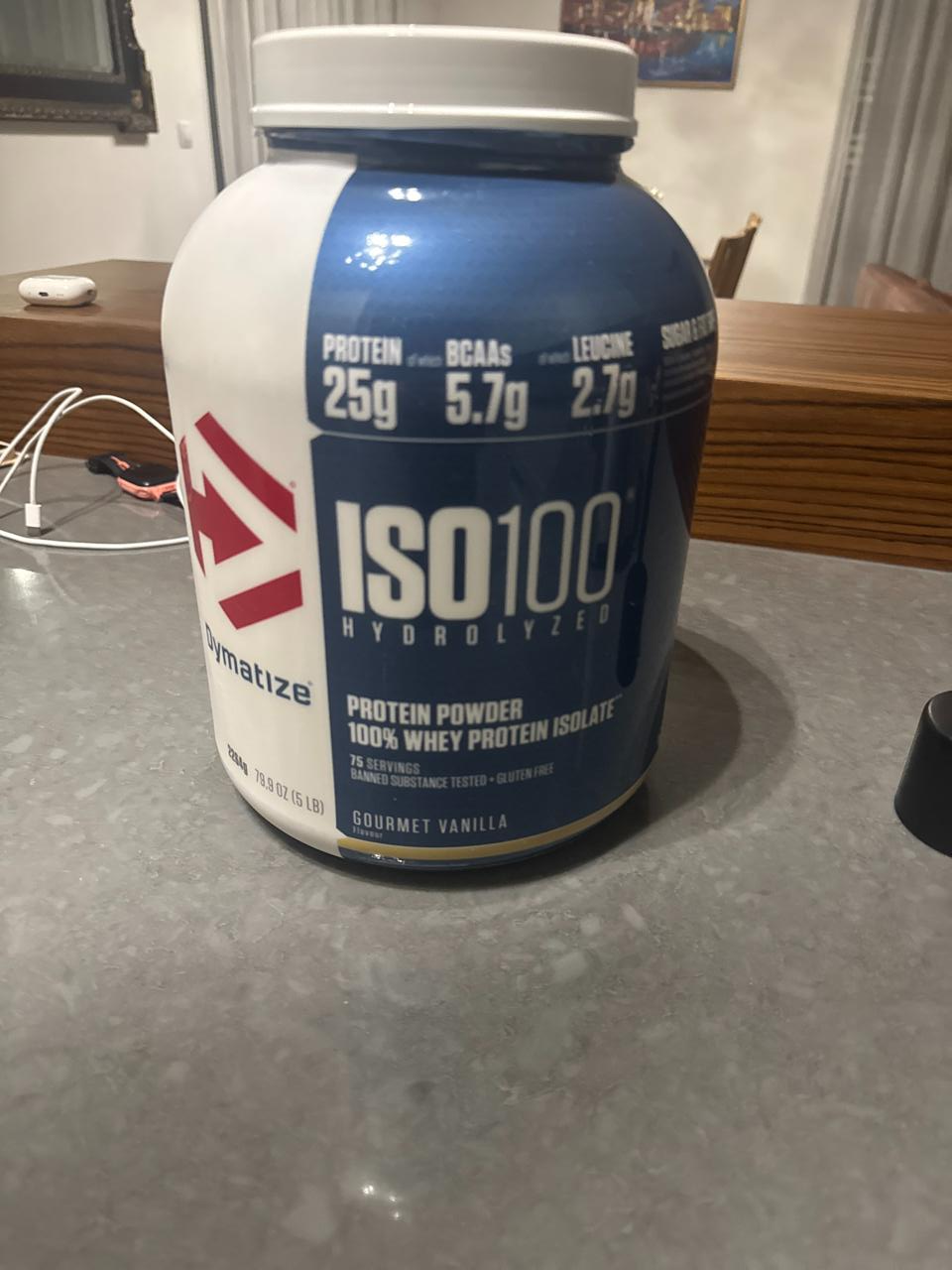 Képek - ISO 100 Hydrolyzed Protein Powder Gourmet Vanilla Dymatize