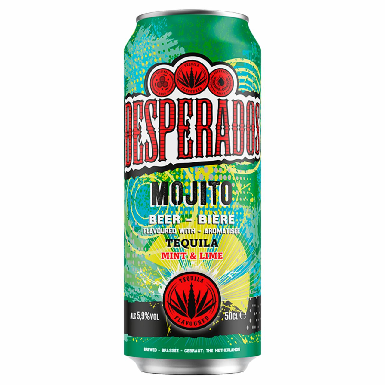 Képek - Desperados Mojito ízű világos sörkülönlegesség 5,9% 500 ml doboz