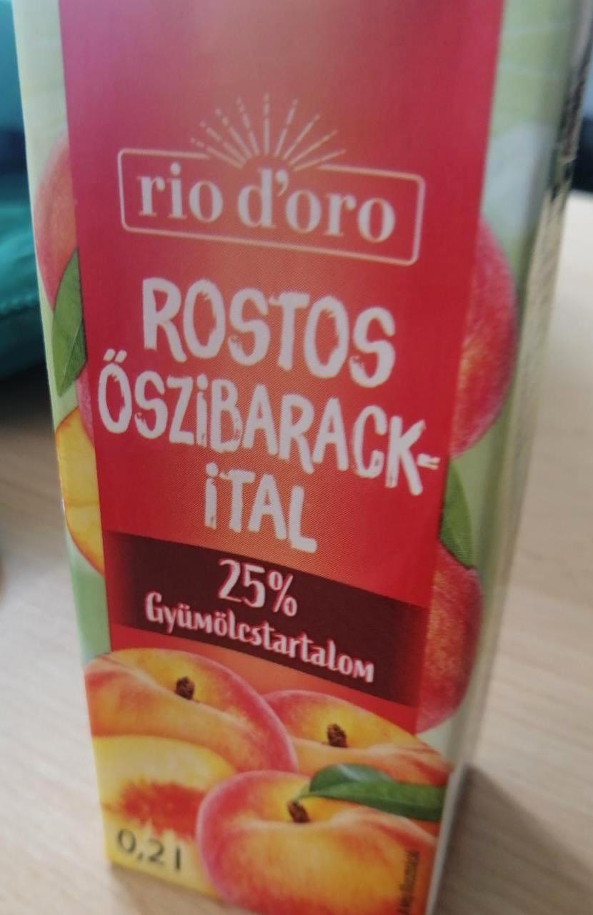 Képek - Rostos őszibarack ital Rio doro