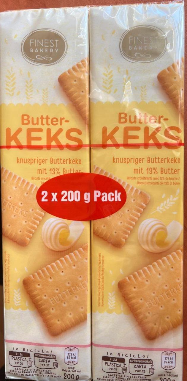 Képek - Vajas keksz Natúr Finest Bakery