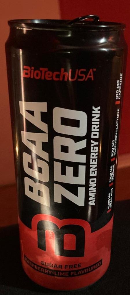 Képek - BioTechUSA BCAA Zero málna-lime ízű koffeintartalmú szénsavas ital édesítőszerrel 330 ml